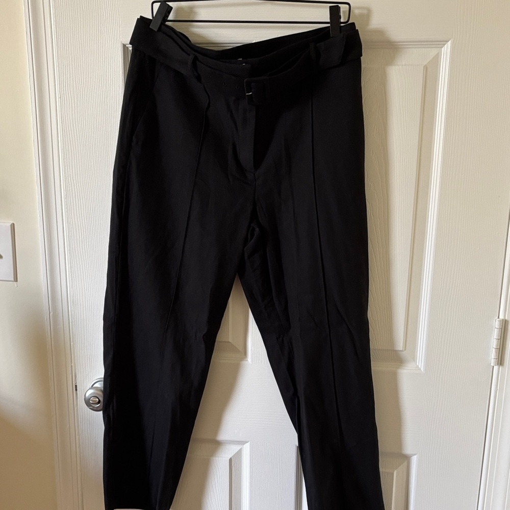 Women’s belted Black Pants